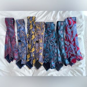 Lot of 7 Ermenegildo Zegna Neck Ties